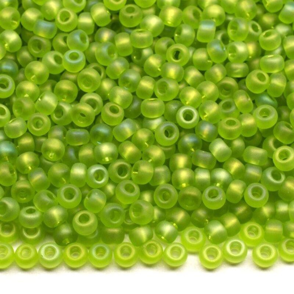 Бісер 51220/1 Preciosa 10/0 свiтло-зелений бензин матовий 25г