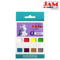 Набір пластики “Unicorn“, 8х20г, Jam Clay, ROSA TALENT