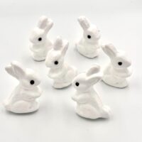 Заготовка із пінопласту Зайчик 7,5см ВД2 білий