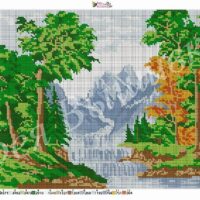 Фея Вышивки ВП-50 Водопад, схема под бисер