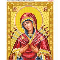Бісер Арт Схема вишивки бісером (хрестиком) «Божа Матір Семистрельна» (А450)