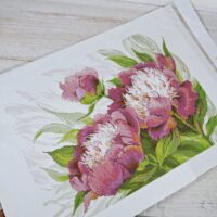КІО 16-419 Квіти 33*45см схема для вишивки нитками