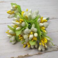 Добавка Тычинка 11см 10792-1-3-1 белая