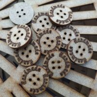 ПА-БХП-01 Пуговицы Handmade 15мм 10шт