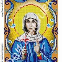 Фея Вышивки АТ-88 Св. Юлия, схема под бисер