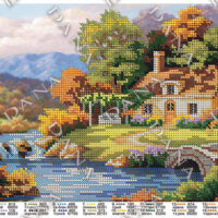 ДАНА-2193 Мостик, схема под бисер