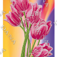 ДАНА-2206 Нежные тюльпаны, схема под бисер