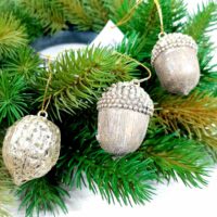 Декоративна підвіска Жолудь, Горіх, 4.5см 707-019