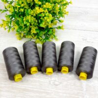 Нить AmannSaba120 Gutermann полиэстер серый 1000м №3454