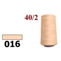 Нить полиэстер 40/2 4000ярд 016 персиковый