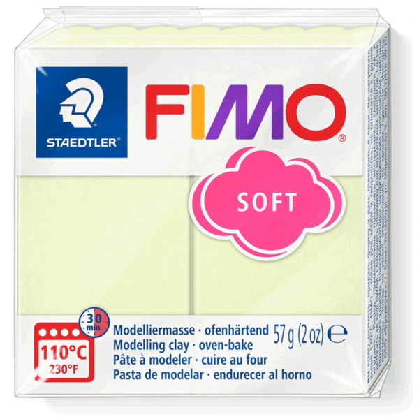 Полимерная глина Fimo Soft 57г ванильная пастельная