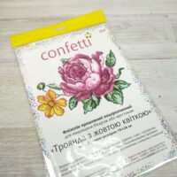 Флізелін водорозчинний К364 Букет троянд 20*30см