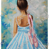 ДАНА-2170 Розовые пуанты, схема под бисер