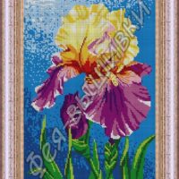 Фея Вышивки ВП-101 Ирис, схема под бисер