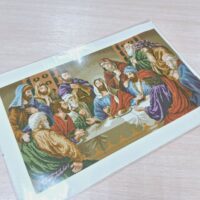 БлагоДар 16-50 Свята Вечеря, схема під нитки 33*50см