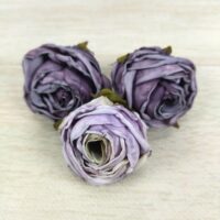 Квітка троянди "Сухоцвіт" 5*5см 310150-7 лаванда