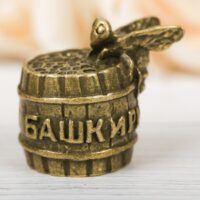 Наперсток "Башкирия" латунь 3,5*3см 3939288