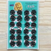 Кнопка пришивна 14мм метал чорна