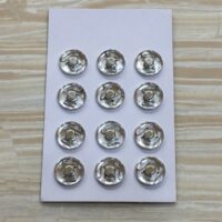 Кнопка пришивна 16мм метал срібло