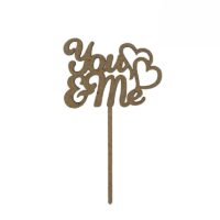 Заготовка топпер You&Me 10*6см ДВП