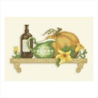 ВДВ Т-0051 Цветы тыквы, схема под бисер