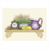 ВДВ Т-0049 Лавандовый натюрморт, схема под бисер