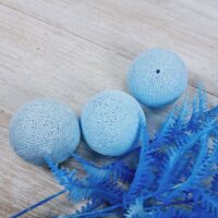 Бавовняна кулька 6,5см 16 світло-блакитна