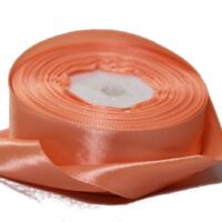 Стрічка атласна 10мм 23м №22 корал