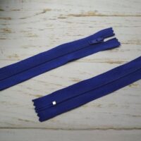 Молния брючная неразъемная, витая, Т3, 18см, нейлон, 0796 темно-синий