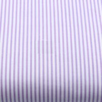 Хлопковая ткань (бязь) 160см №477а Мелкая полоска сиреневого цвета "Бамбук"