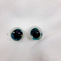 Очі круглі блискучий кант 22мм мікс 1пара