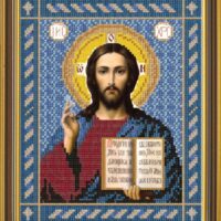 Новая Слобода БИС9017 Христос Спаситель, схема под бисер