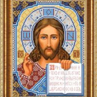 Новая Слобода БИС1201 Христос Спаситель, схема под бисер