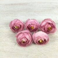 Квітка ранункулюса 4см Ніжно бузкова НД95