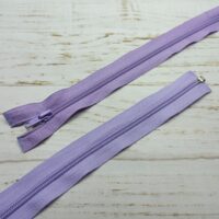 Молния разъемная, витая, Т5, 70см, нейлон, 0210 сирень