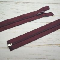 Молния разъемная, витая, Т5, 65см, нейлон, 0814 светлый бордо