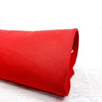 Ткань футер трехнитка с начесом Турция 2м красный