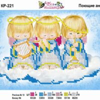 Фея Вышивки КР-221 Поющие ангелы, схема под бисер
