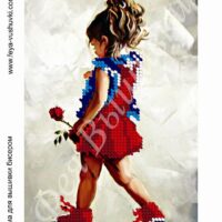 Фея Вышивки КР-190 Девочка, схема под бисер