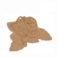 Заготовка Троянда 2 ДВП 9*6.5см 1шт Rosa