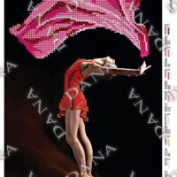 ДАНА-2205 Окриленная танцем, схема под бисер