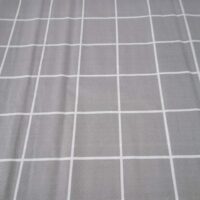 Хлопковая ткань (бязь Gold) 220см Клетка серая