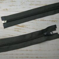 Молния разъемная, витая, Т5, 65см, нейлон, 0844 серый темный