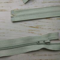 Молния разъемная, витая, Т5, 75см, нейлон, 0762 жемчужно серый