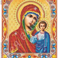 Фея Вышивки ВК-1 Б.М. Казанская, схема под бисер со стразами