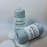 Китай KNOT YARN Шишибрики 50г/500м 02 срiбло Вузликовий люрекс