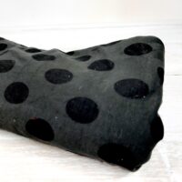 Ткань хлопок Турция 1,4м черный горох