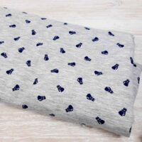 Ткань хлопок Турция 1м боксерские перчатки на сером