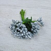 Пучок Незабудок 12*2см срібло