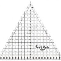 Линейка-треугольник МТ6020-ВК 23*20см Sew Mate